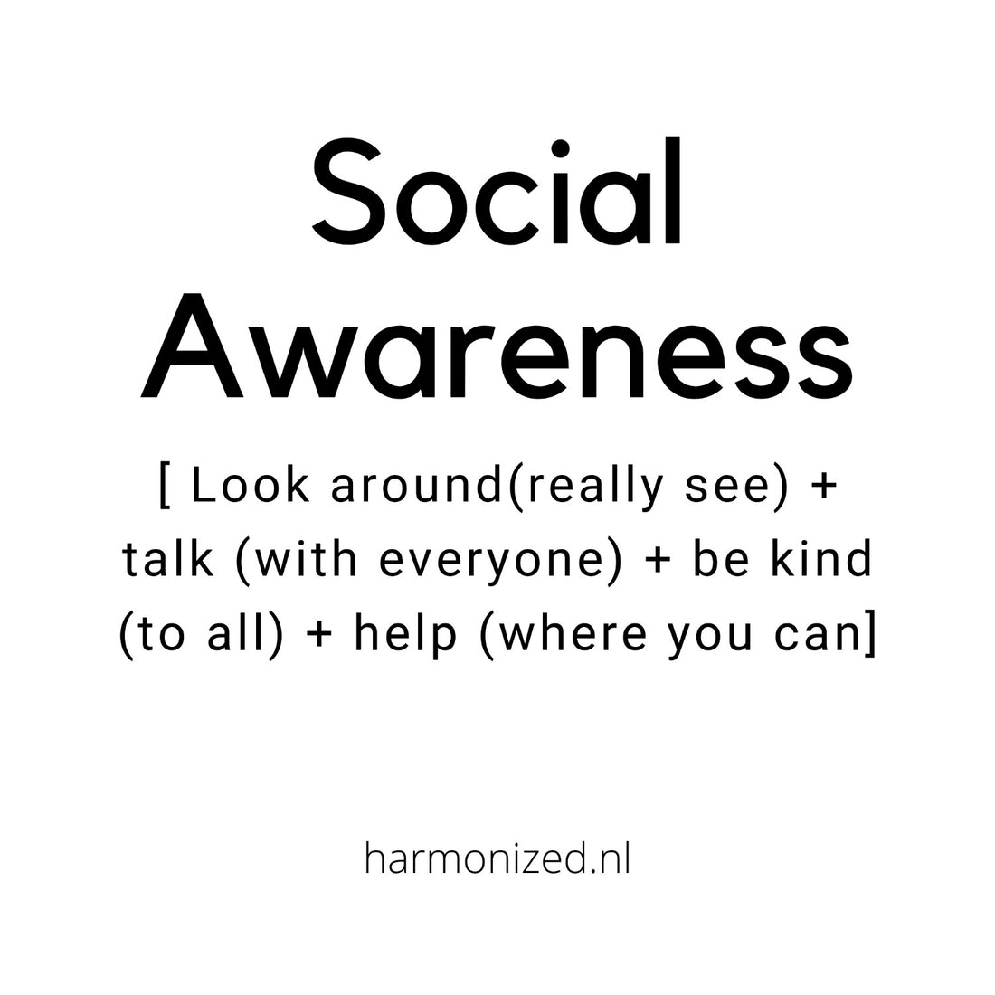 Social Awareness | Duurzame Leefstijl