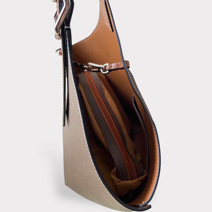 Vegan Totebag Fira Appel leer