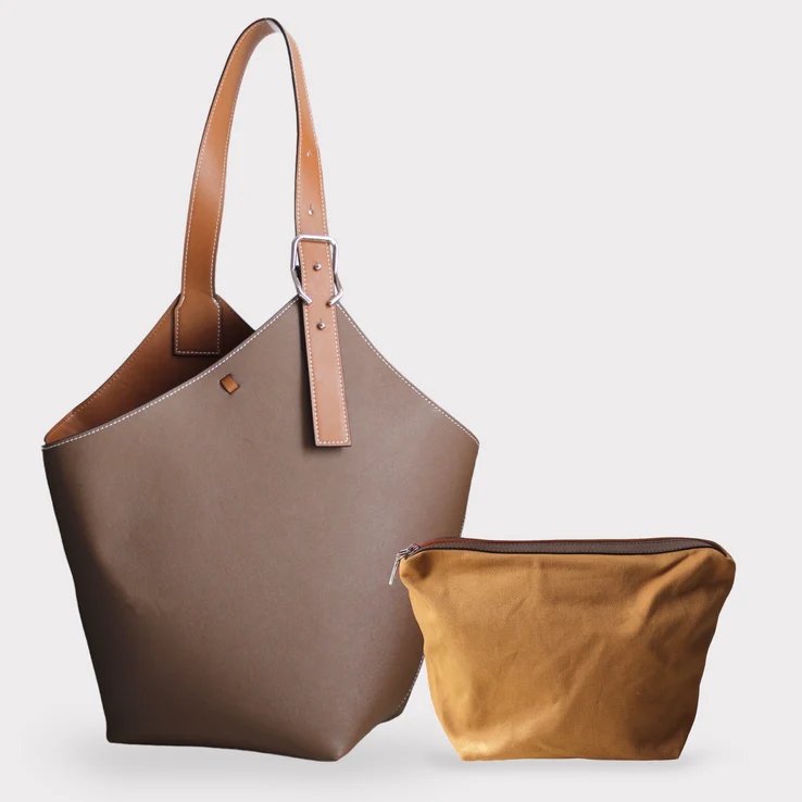 Vegan Totebag Fira Appel leer