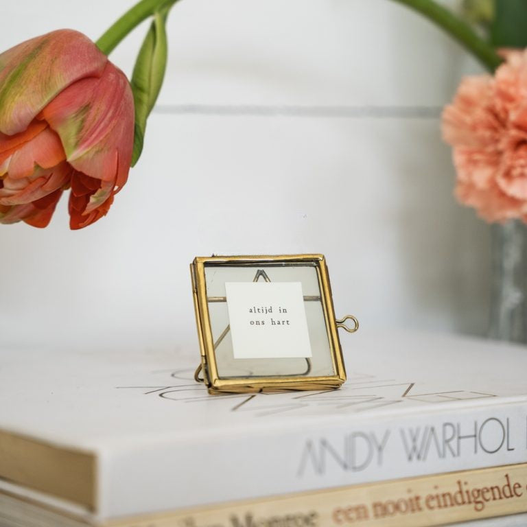 Hang lijstje met tekst - altijd in mijn hart