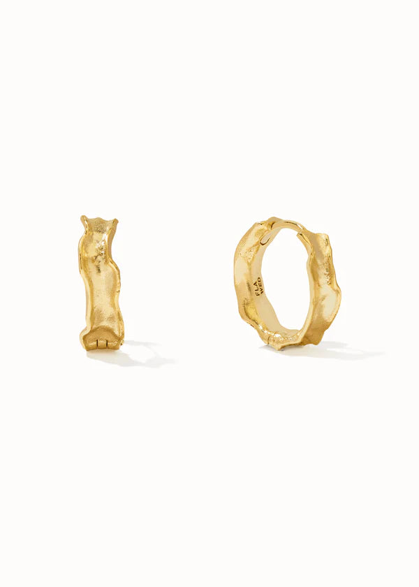 Oorbellen Lauren - 3 Micron goud verguld op gerecycled 925 sterling zilver