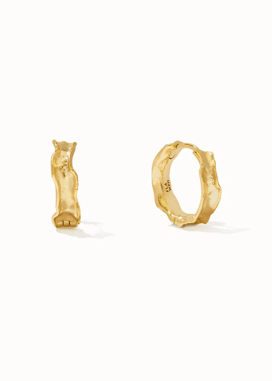 Oorbellen Lauren - 3 Micron goud verguld op gerecycled 925 sterling zilver