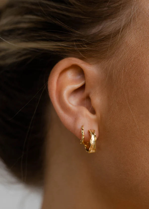 Oorbellen Lauren - 3 Micron goud verguld op gerecycled 925 sterling zilver
