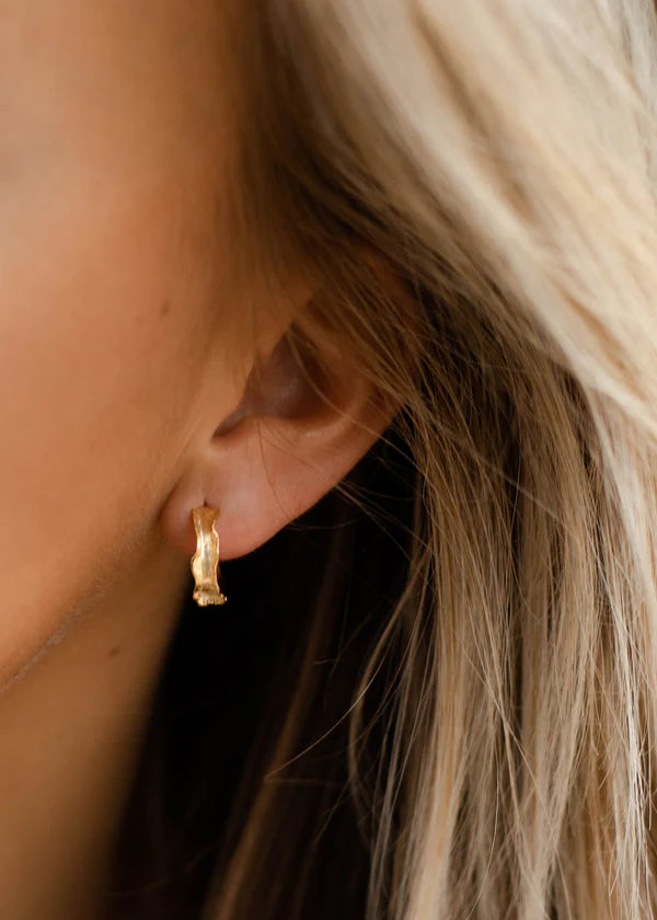 Oorbellen Lauren - 3 Micron goud verguld op gerecycled 925 sterling zilver