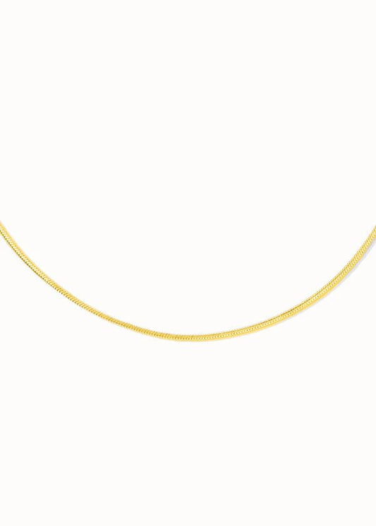 Ketting Plain Affair - 3 Micron goud verguld op gerecycled 925 zilver