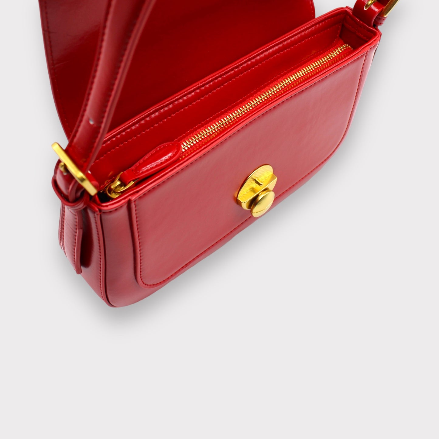 Vegan Schoudertas Rood Sook Stainable Isla
