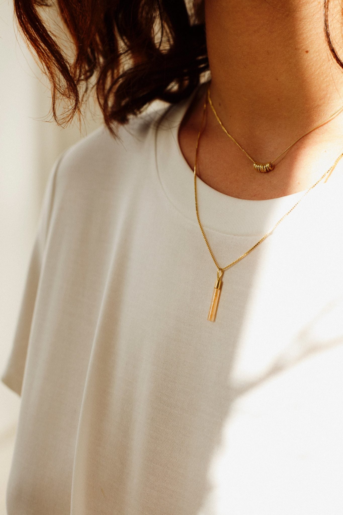 Grapefruit Drop Necklace | Duurzame sieraden