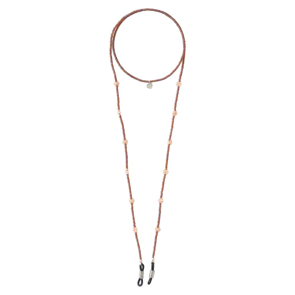 Duurzame Mode | A Beautiful Story Flower Rose Quartz Silver Glasses Cord