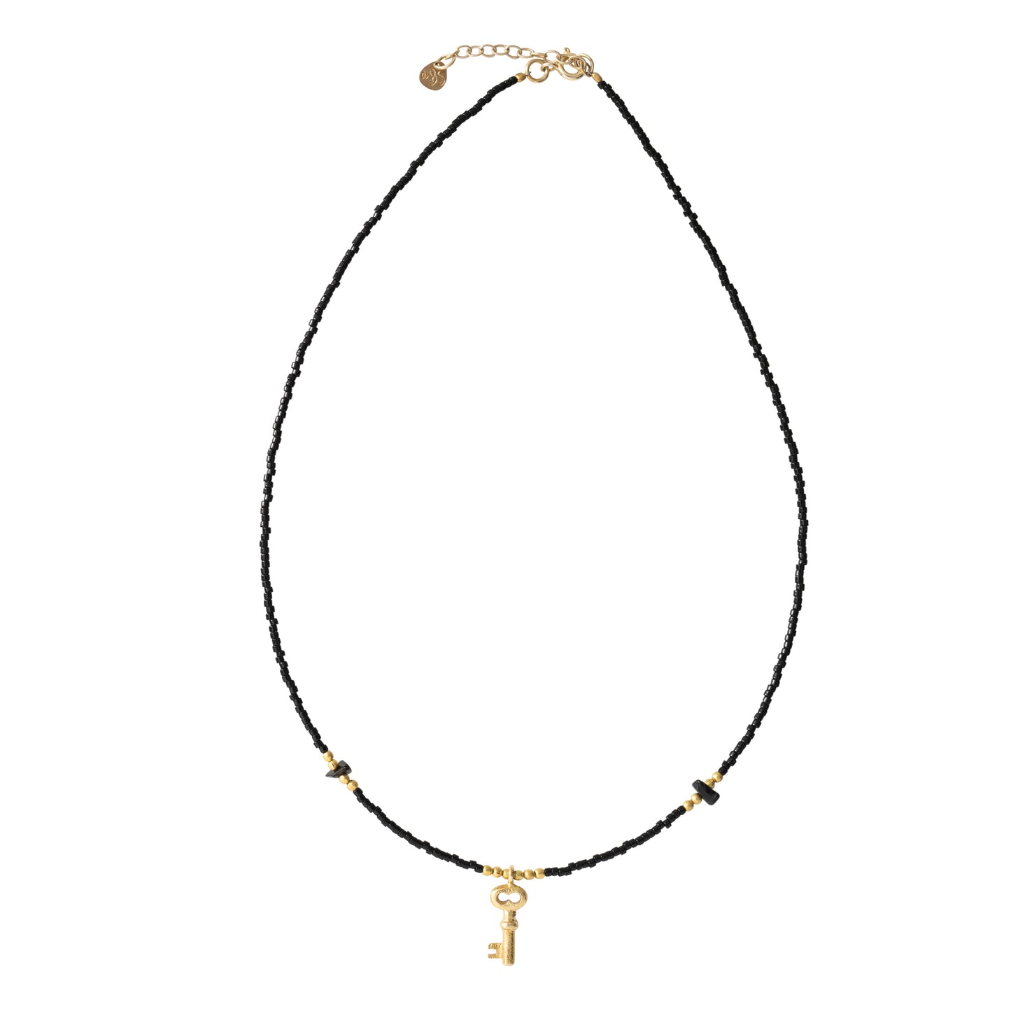 Black Onyx Gold Necklace | Duurzame sieraden
