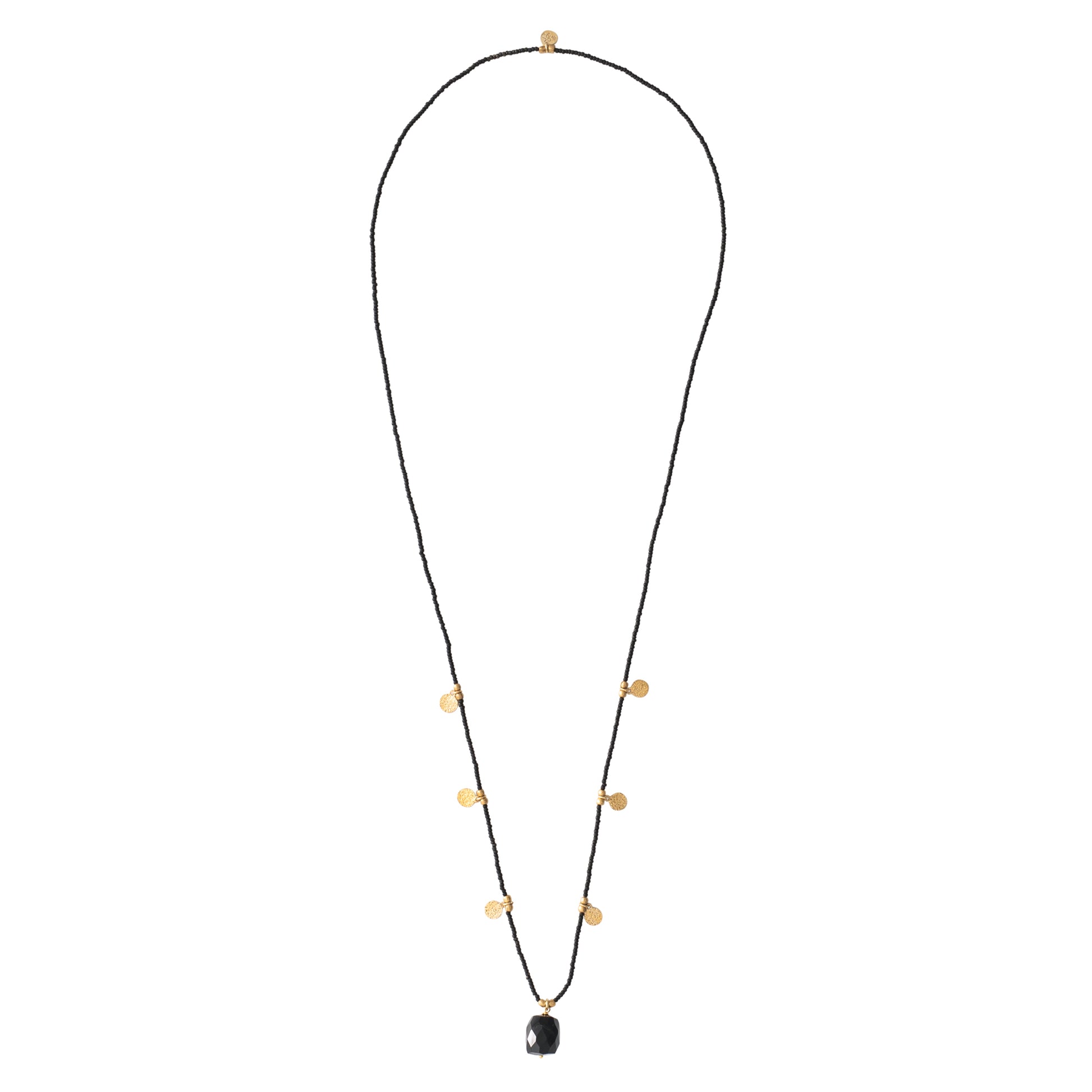Black Onyx Gold Necklace | Duurzame sieraden