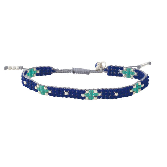 Duurzame sieraden | A Beautiful Story Summerlight Lapis Lazuli Silver Bracelet