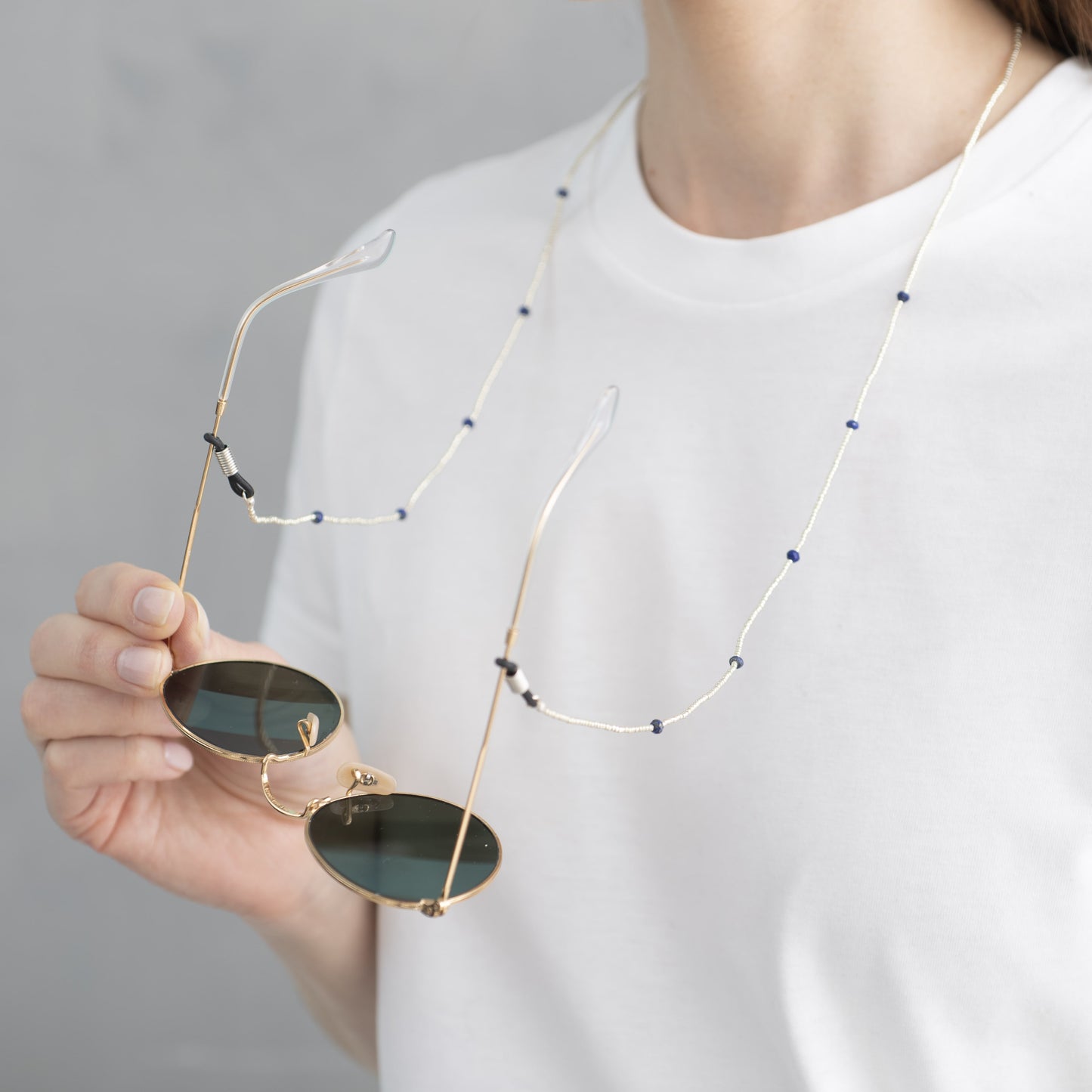 Duurzame Mode | A Beautiful Story Rainbow Lapis Lazuli Silver Glassescord