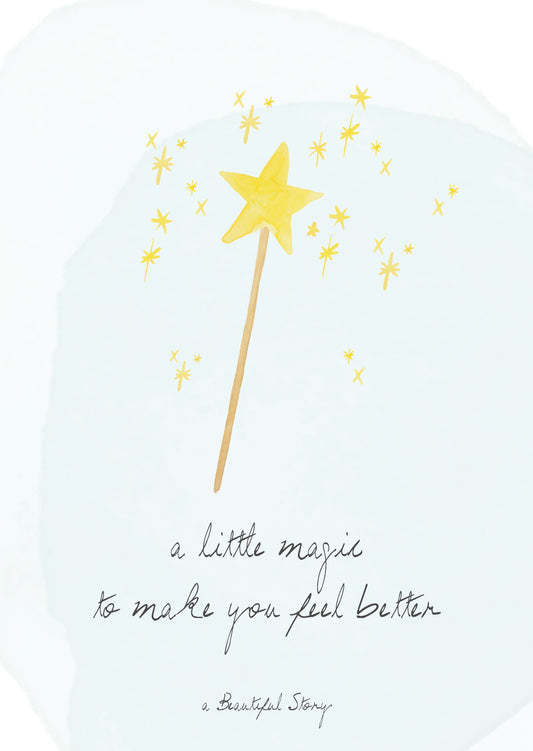 Beterschaps Wenskaart a little magic