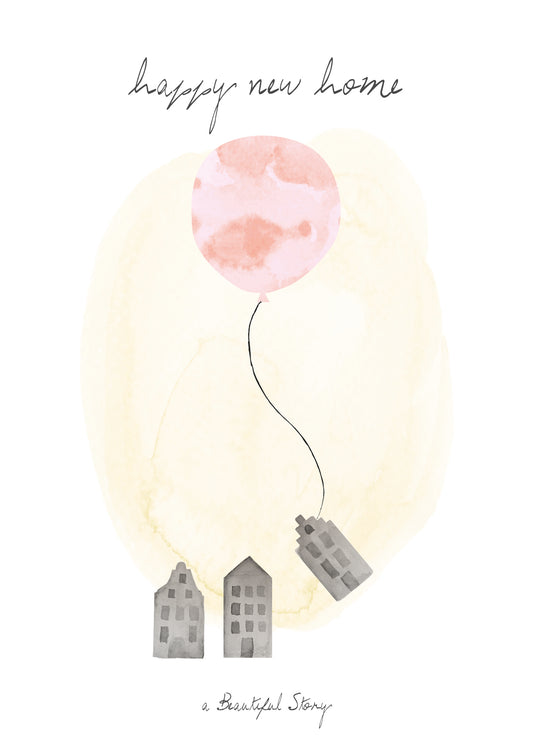 Wenskaart Happy New Home