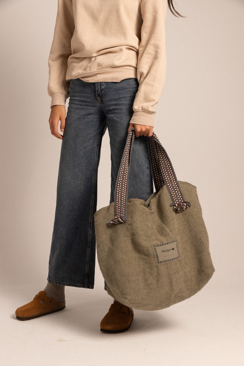 Harmonized Maxi bag Hennep Khaki Hemper model