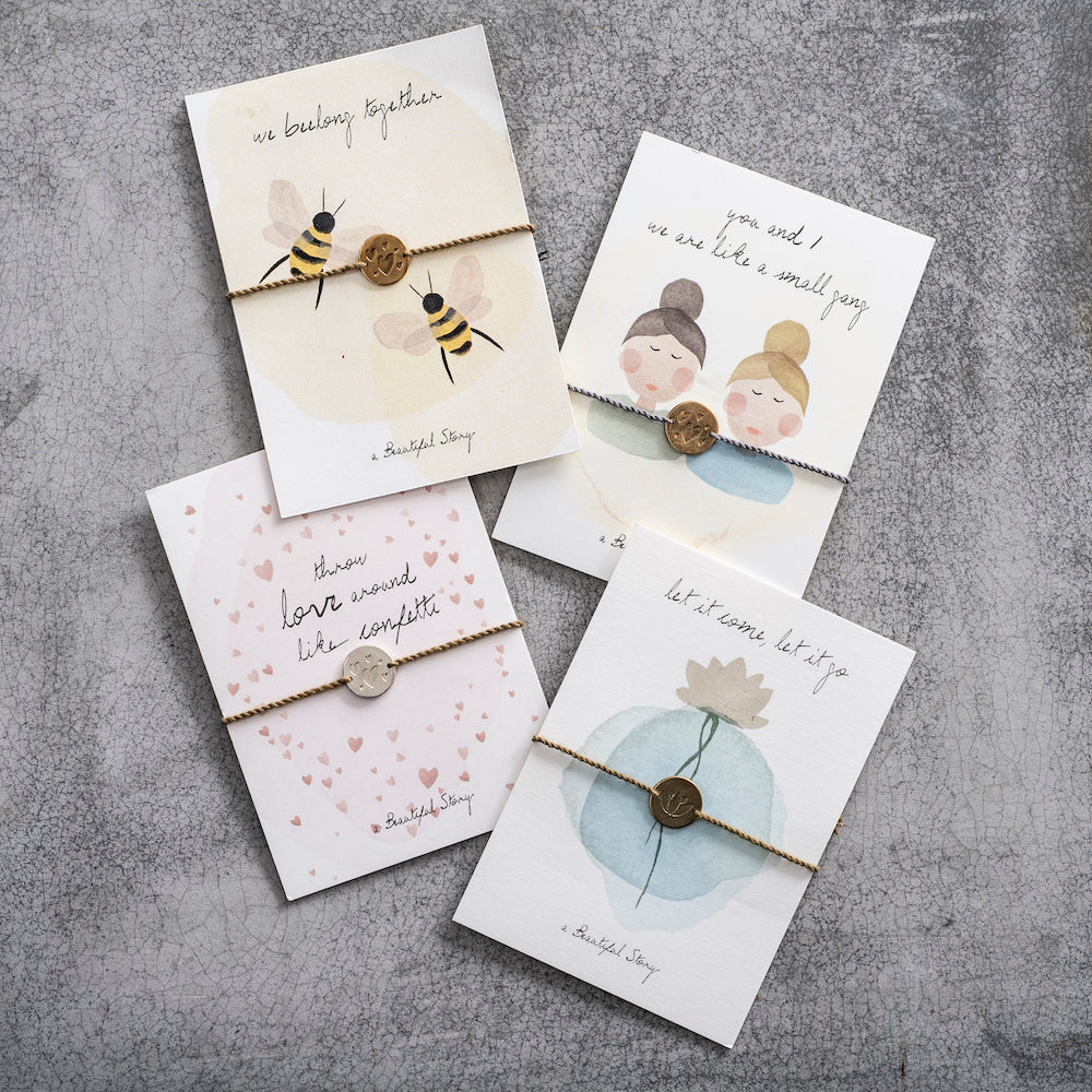 Duurzame Lifestyle | A Beautiful Story Jewelry Postcard Friends