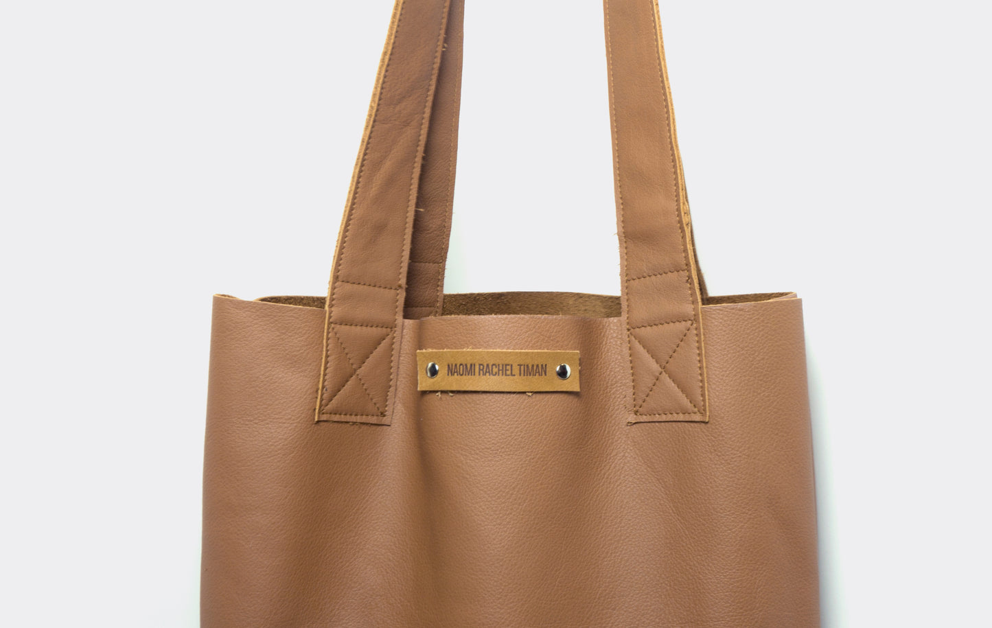 Duurzame Mode | Naomi Rachèl Timan Tote bag cognac