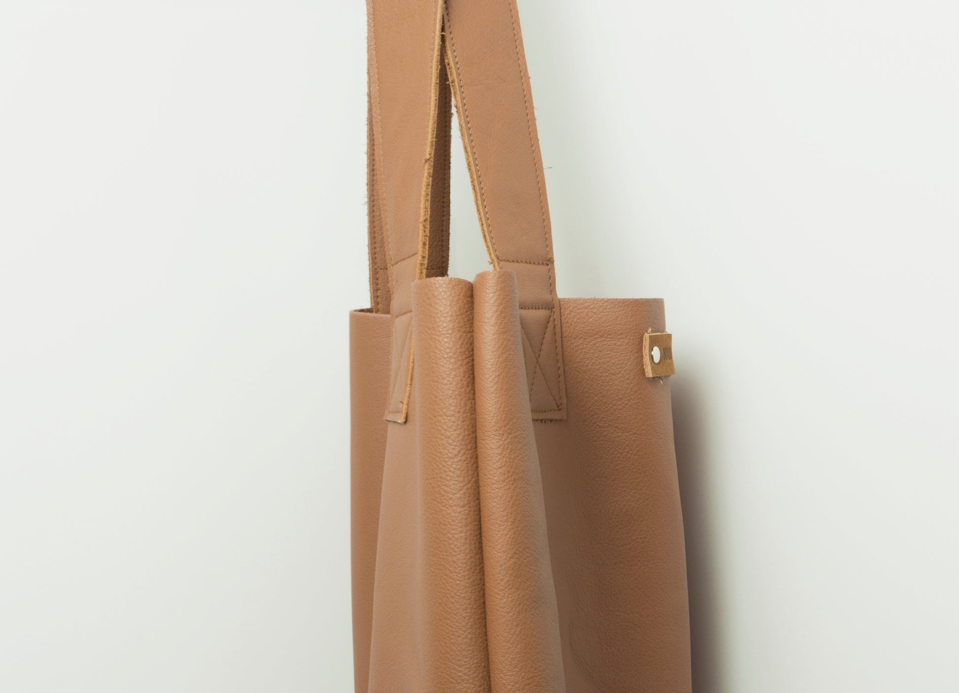 Duurzame Mode | Naomi Rachèl Timan Tote bag cognac