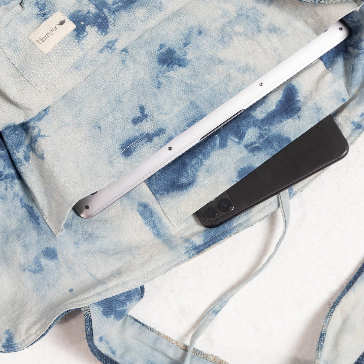 Duurzame Maxi Shopper van Hennep Ice Blue Hemper