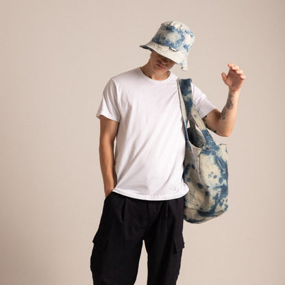 Duurzame Maxi Shopper van Hennep Ice Blue Hemper