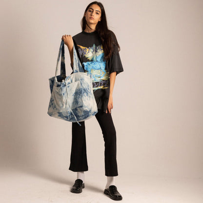 Duurzame Maxi Shopper van Hennep Ice Blue Hemper