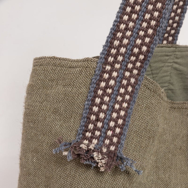 Duurzame Maxi Shopper van Hennep Hemper Khaki