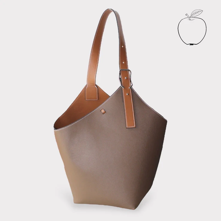 Bucket Tote bag Fira van Appel leer