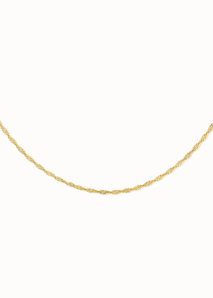 Ketting Louise - 3 Micron goud verguld op gerecycled 925 zilver