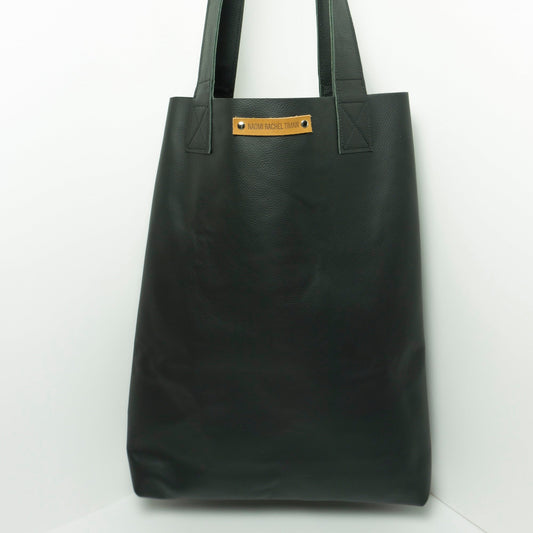 Gerecycled Leren Totebag Zwart Naomi Rachel Timan