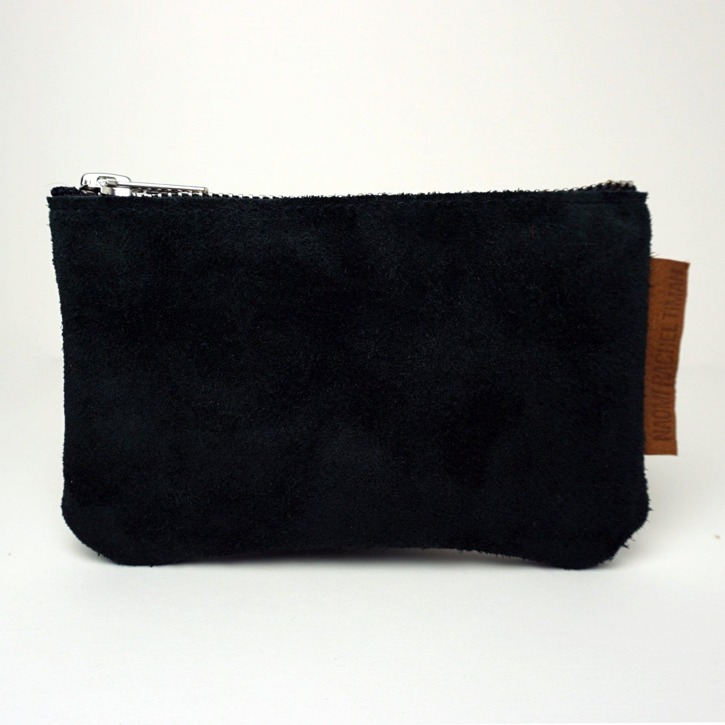 Recycled Leren Wallet Naomi Rachel Timan Zwart
