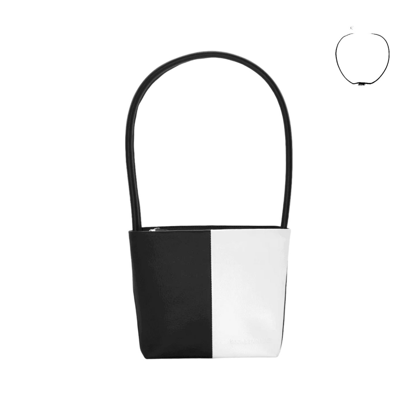 Vegan Handtas Zwart Wit Sook Stainable Aria
