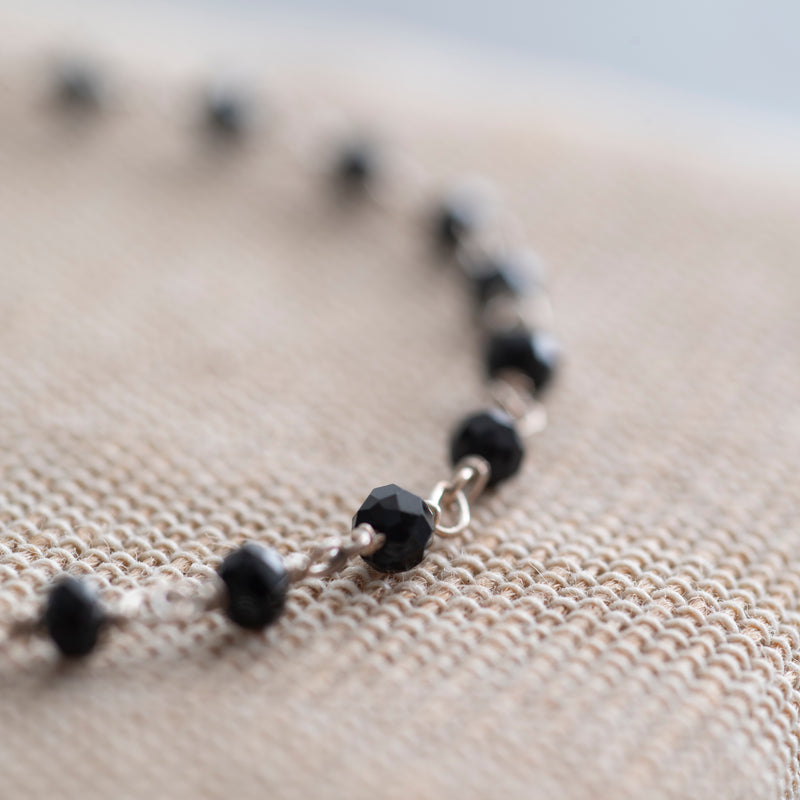 Duurzame sieraden | A Beautiful Story Harmony Black Onyx Sterling Silver Bracelet Harmonized