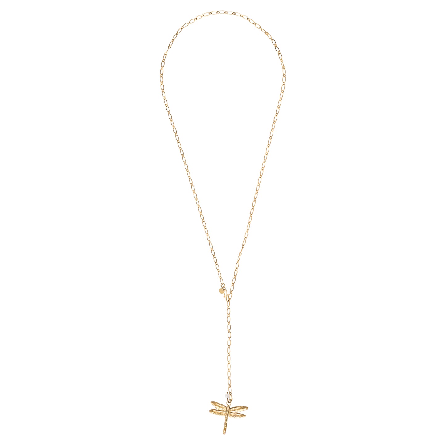 Dragonfly Libelle Ketting Necklace Gold Goud Verstelbaar Harmonized A Beautiful Story Schakelketting