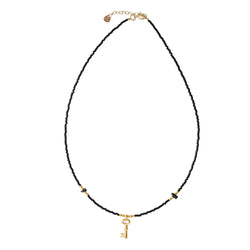 Black Onyx Gold Necklace | Duurzame sieraden 