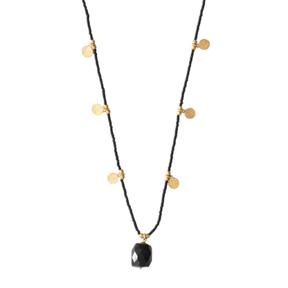 Black Onyx Gold Necklace | Duurzame sieraden