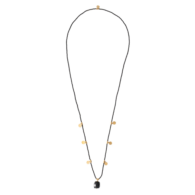 Black Onyx Gold Necklace | Duurzame sieraden