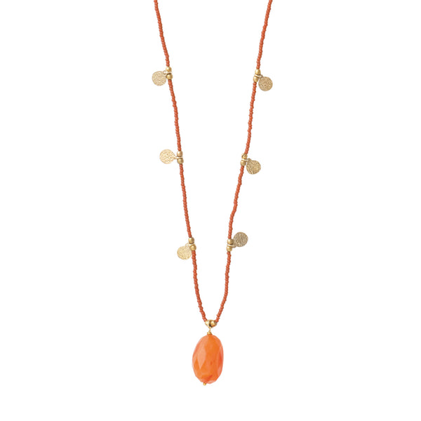 Charming ketting van Carneool edelsteen Harmonized A Beautiful Story