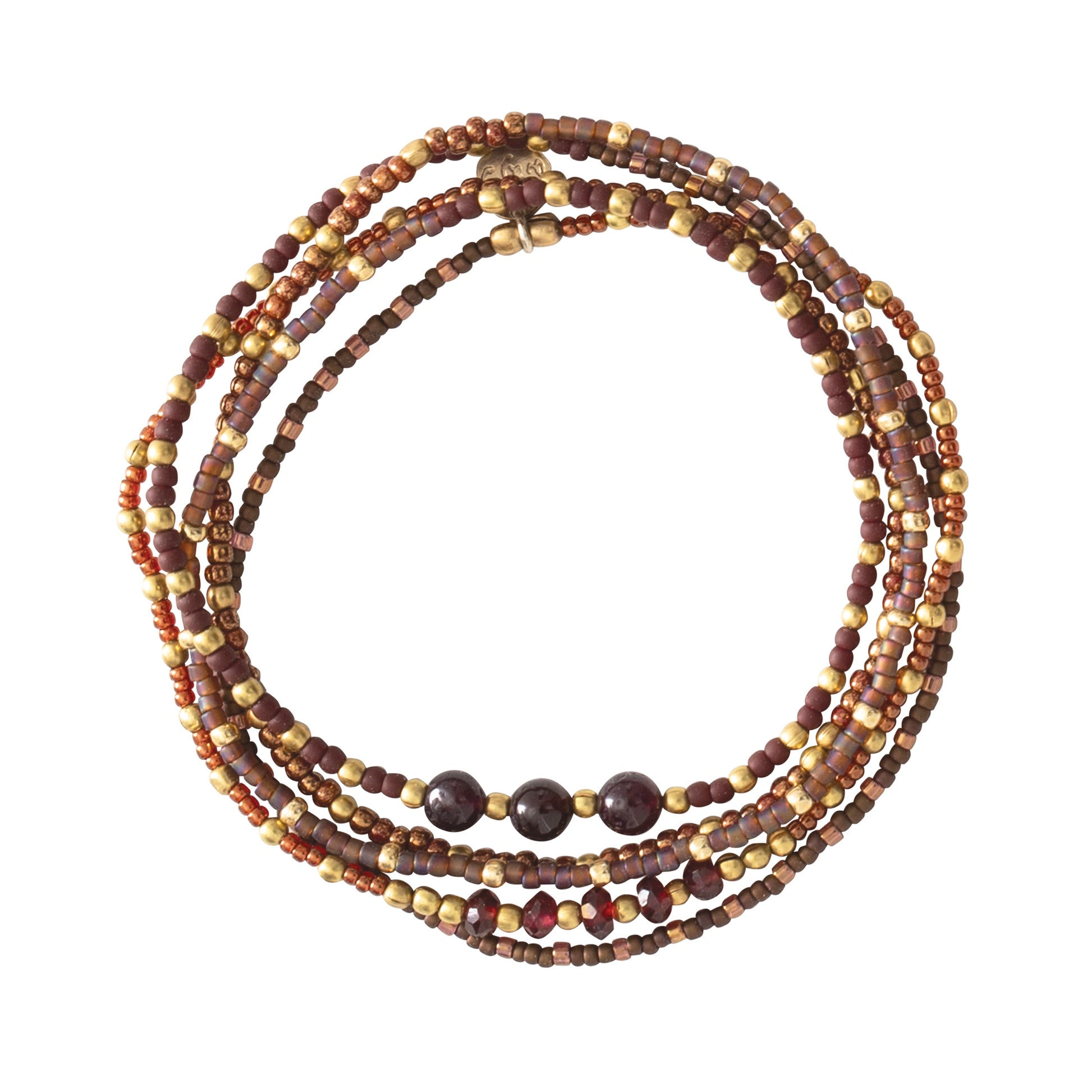 Duurzame sieraden | A Beautiful Story Together Garnet Gold Bracelet