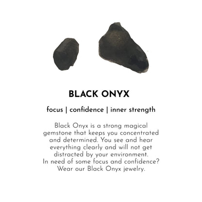 Black Onyx Earring | Sustainable Jewelry