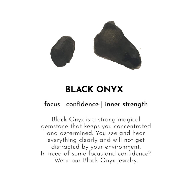 Black Onyx Earring | Sustainable Jewelry