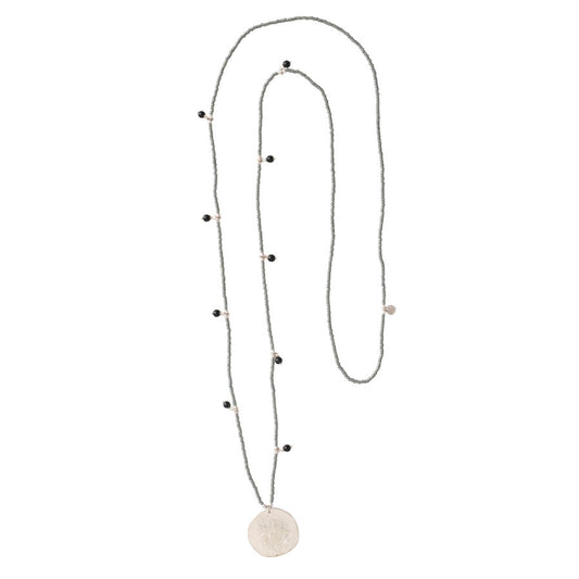 A Beautiful Story Radiant Black Onyx Stars Silver Necklace - Harmonized - We care about style and our planet