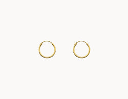 Flawed Small Diamond Cut Hoop - Harmonized - We care about style and our planet