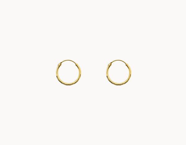 Flawed Small Diamond Cut Hoop - Harmonized - We care about style and our planet