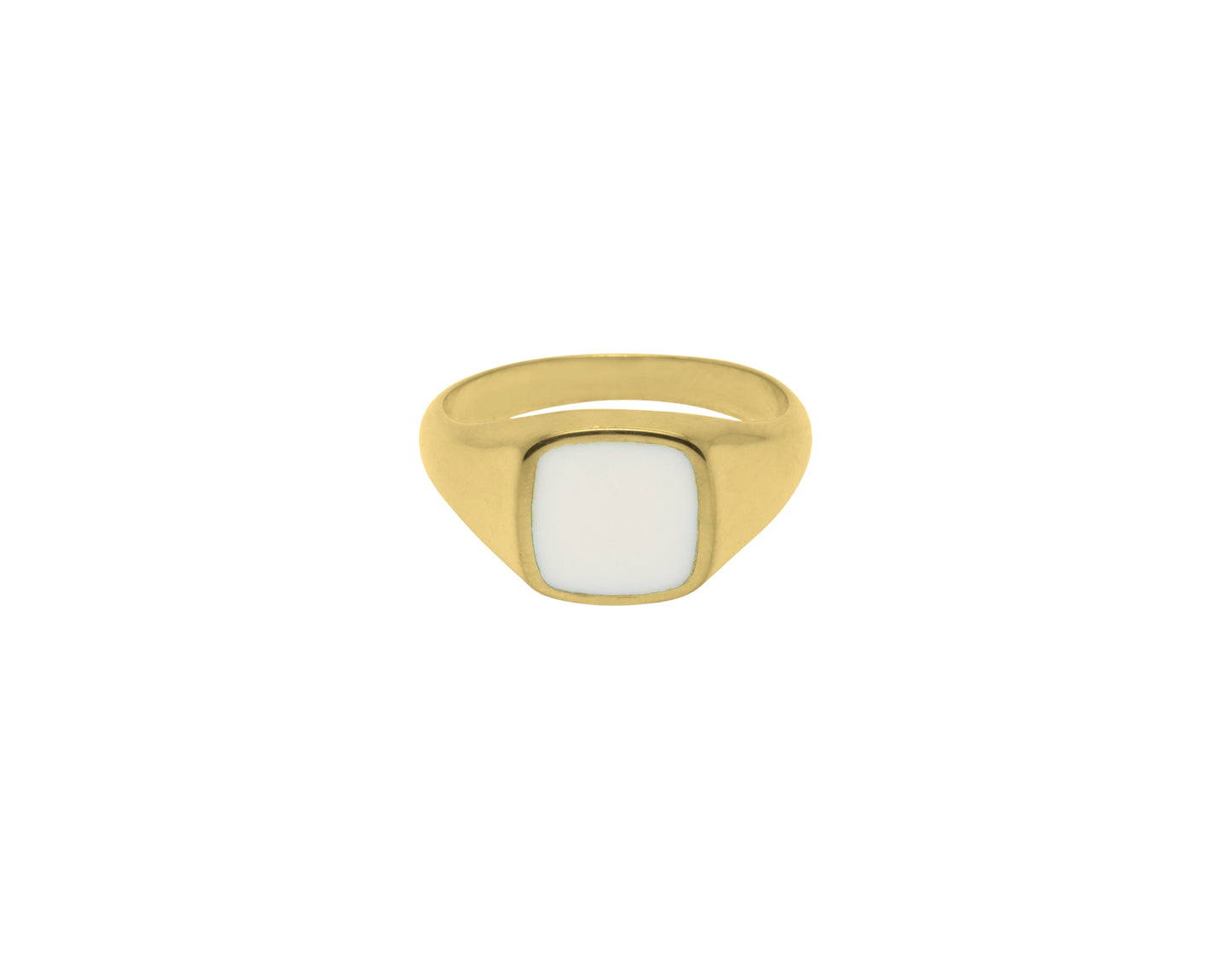 Duurzame Sieraden | Flawed Ivory Dahlia Ring – Gold