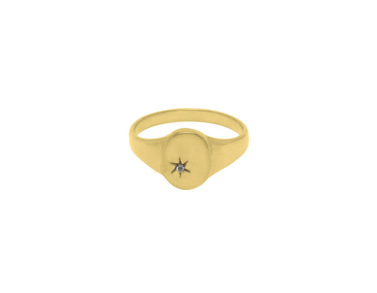 Duurzame Sieraden | Flawed Impression Ring – Gold