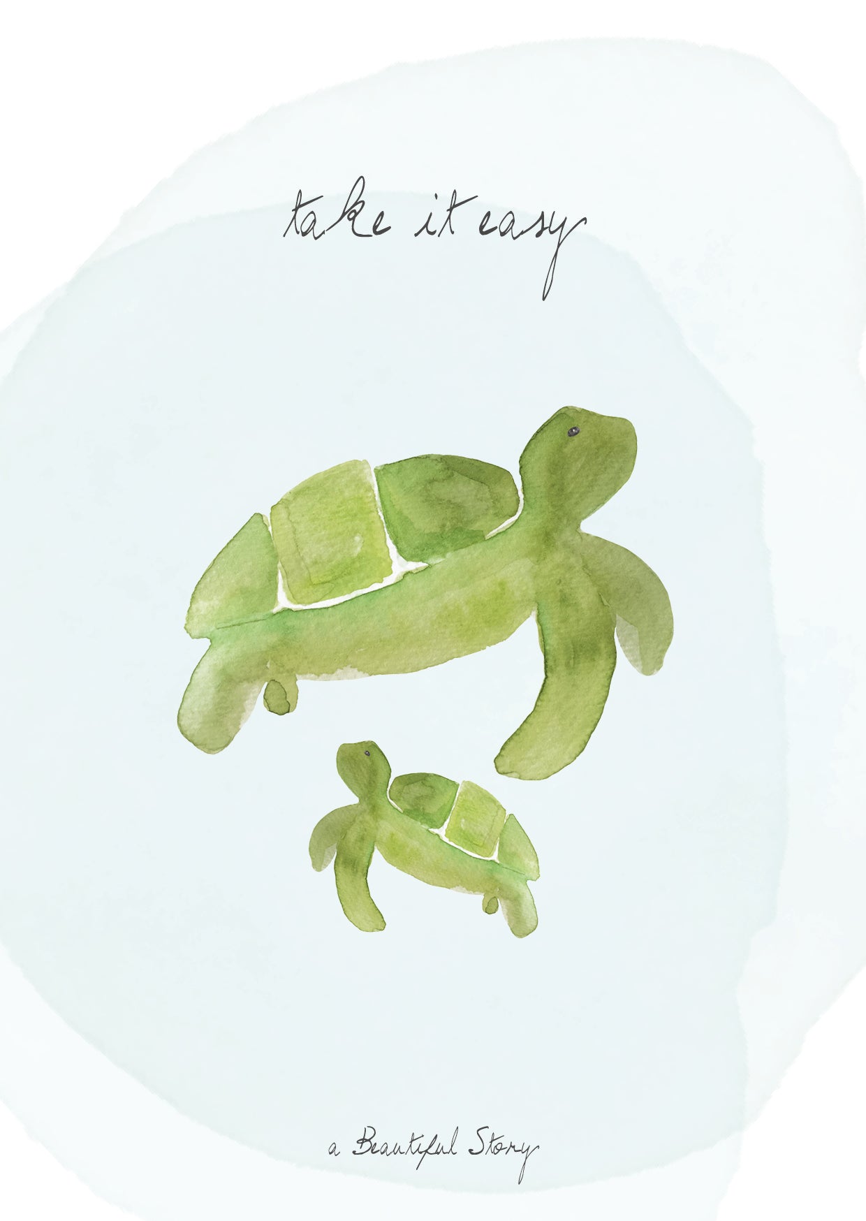 Duurzame Lifestyle | A Beautiful Story Postcard Turtles