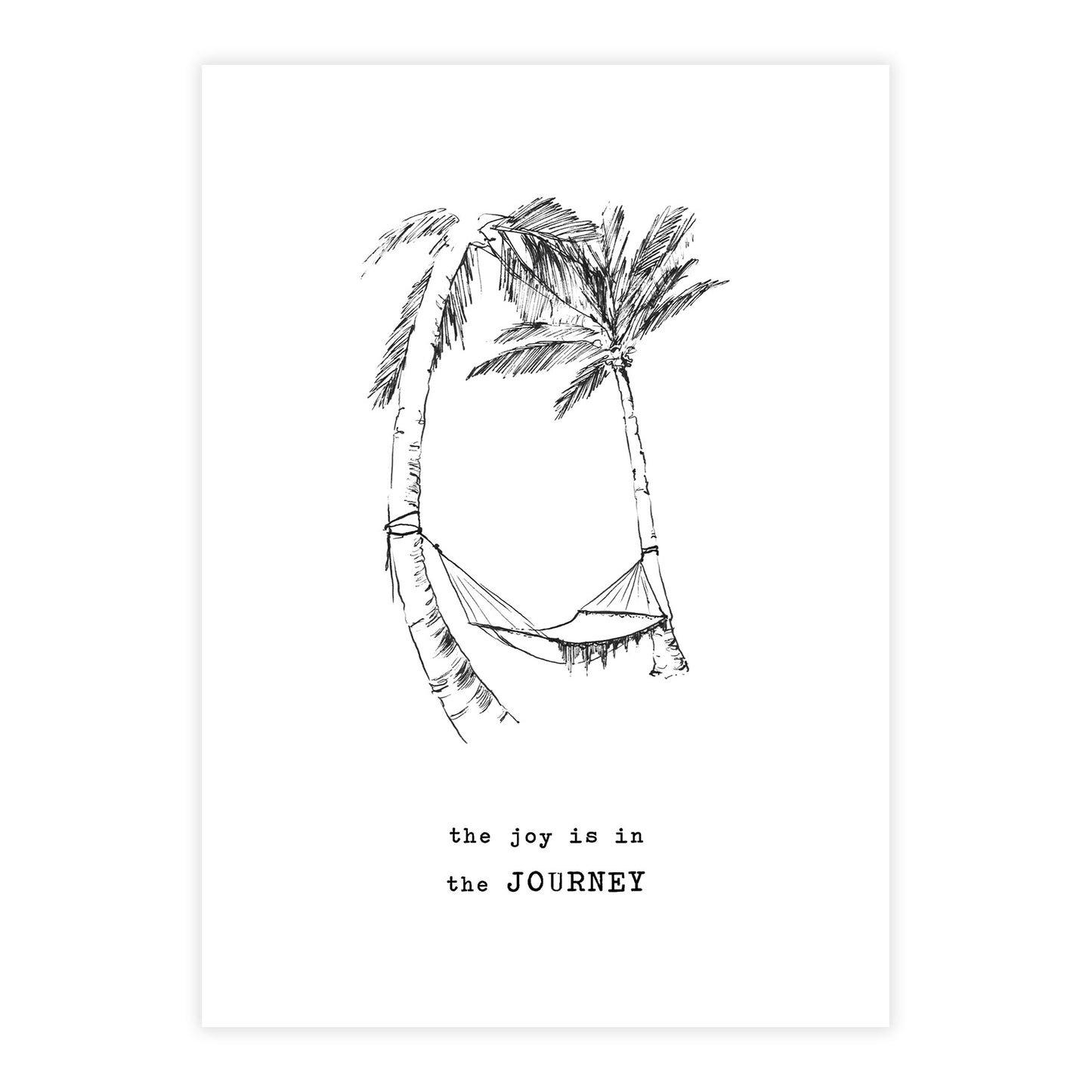 Duurzame Lifestyle | A Beautiful Story Postcard Palmtrees