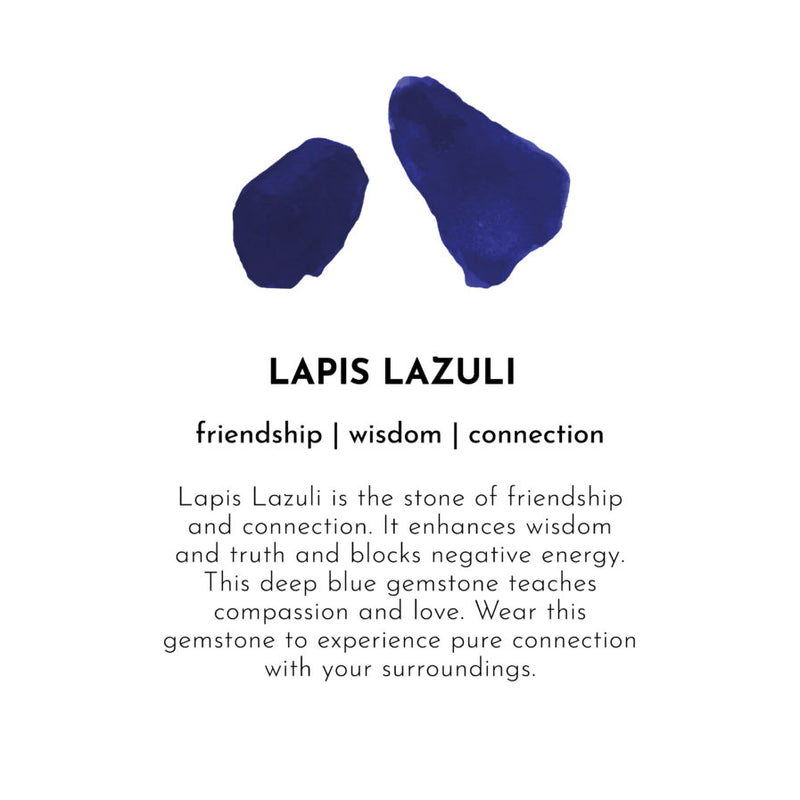 Duurzame sieraden | A Beautiful Story Winter Lapis Lazuli Silver Bracelet