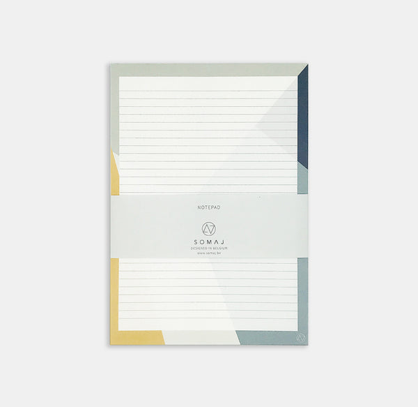 Somaj Sunny Shapes Notepad - Harmonized - We care about style and our planet