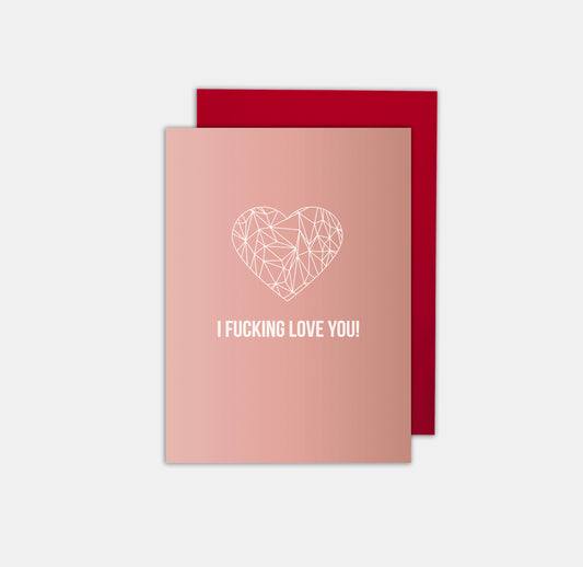 Duurzame Lifestyle | Somaj I Fucking Love You Postcard